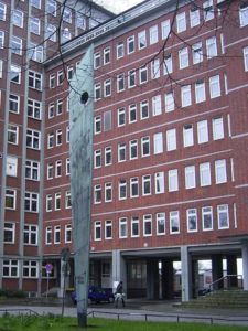 Symbolfor für das Rote Backsteinhaus des Bundesamtes für Seeschifffahrt und Hydrographie