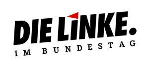 Logo Linksfraktion im Bundestag schräg
