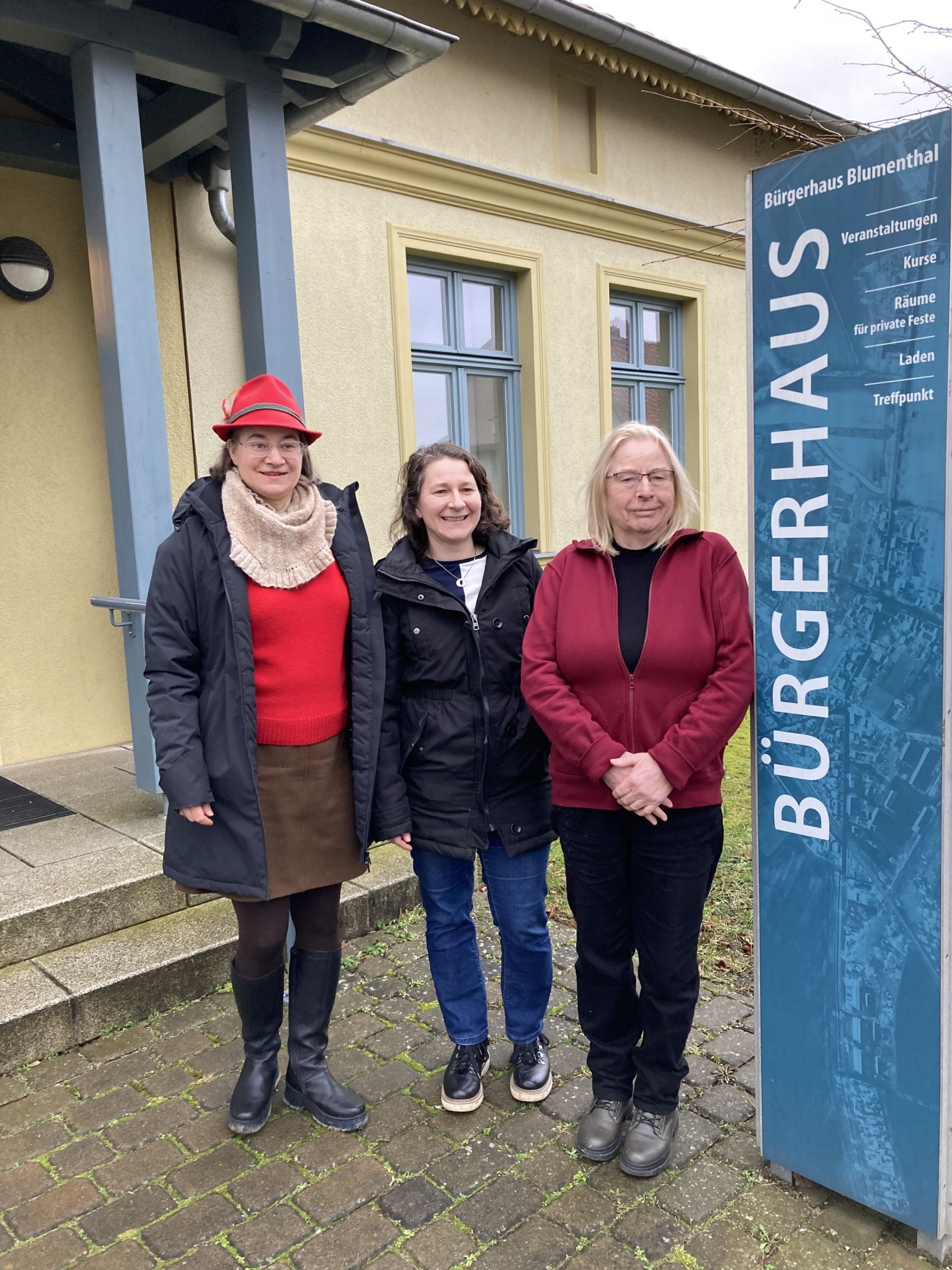 20.2.2023 zu Gast bei Dorfkümmerin Deniz Öz in Blumenthal, Ostprignitz